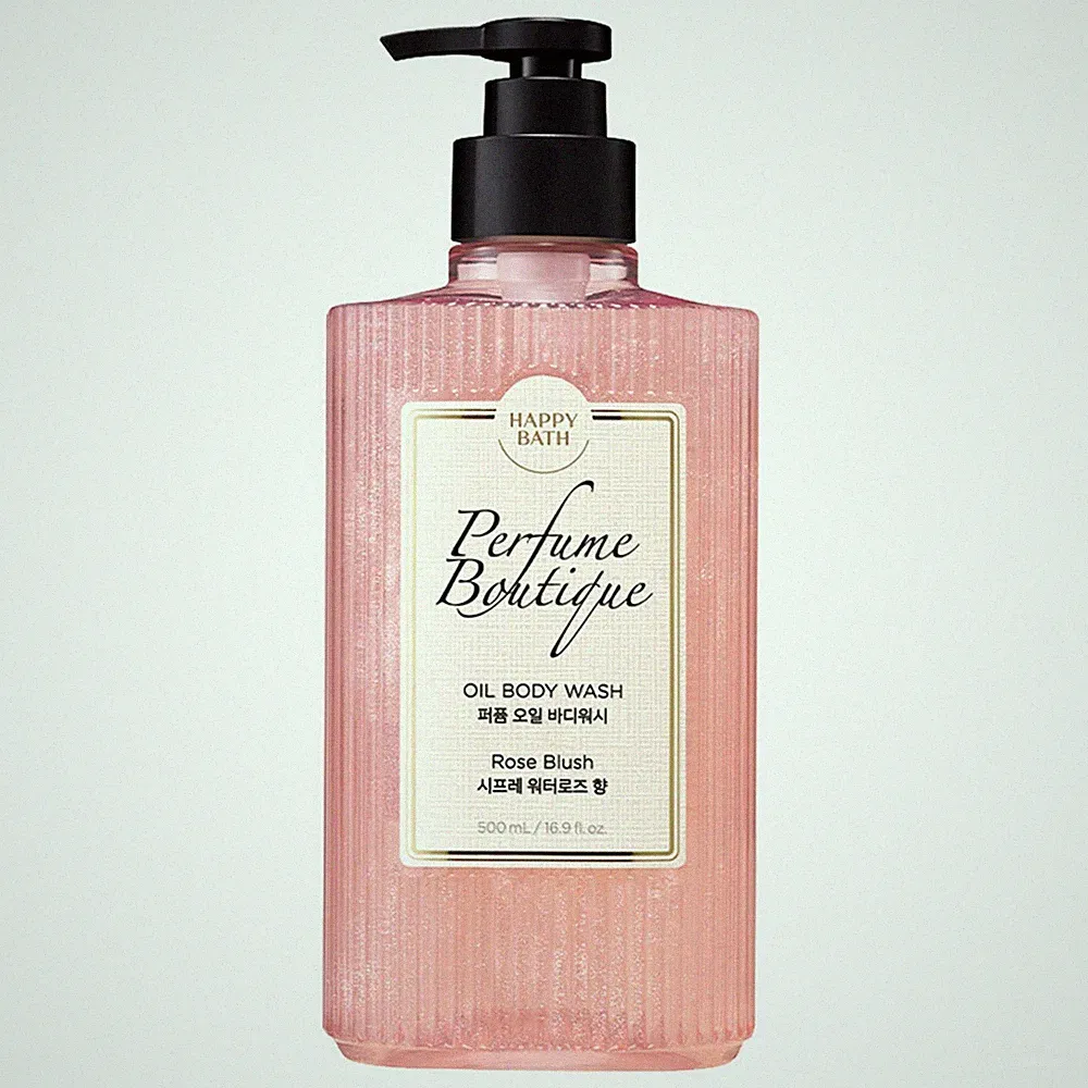 Happy Bath Perfume Boutique Oil Body Wash Chypre Water Rose Fragrance, 1 ea, 500