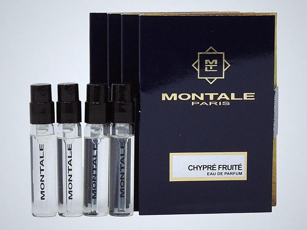 MONTALE PARIS CHYPRE FRUITE EDP 2.0ml .06fl oz x 4 COLOGNE PERFUME SPRAY SAMPLES